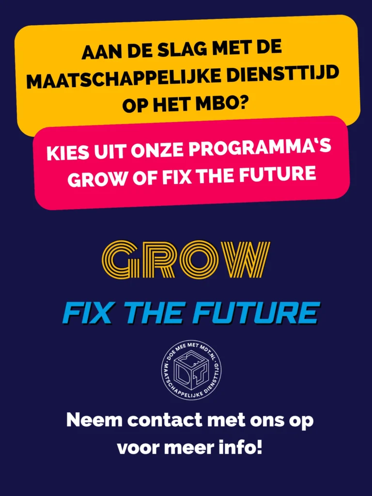 Maatschappelijke Diensttijd in het mbo onderwijs